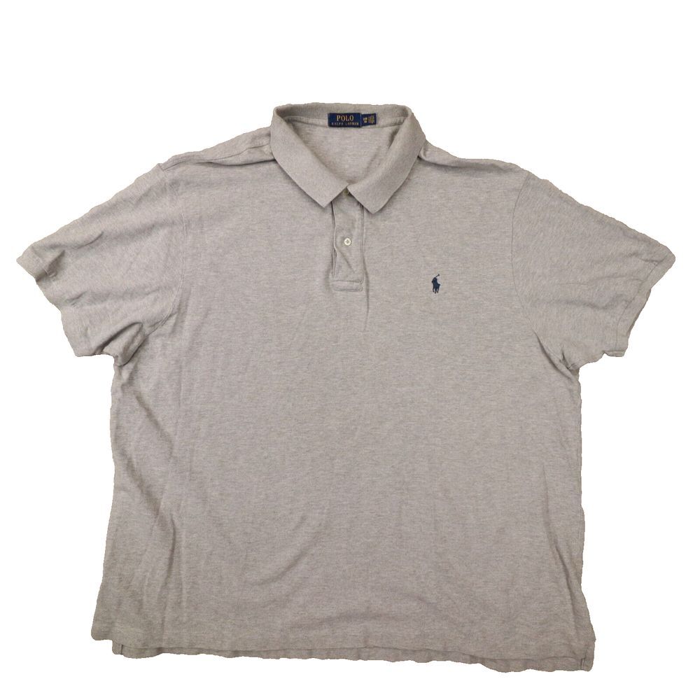 Polo Ralph Lauren Men's Heather‎ Grey Short Sleeve Polo Shirt size 3XB